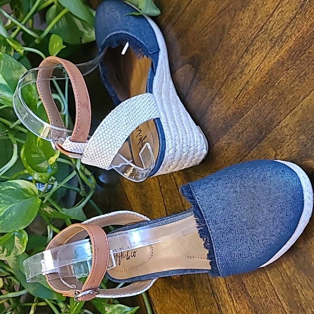 Style & Co espadrille wedges